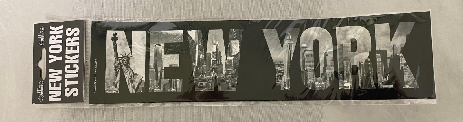NEW New York City 12" X 3" Bumper Sticker