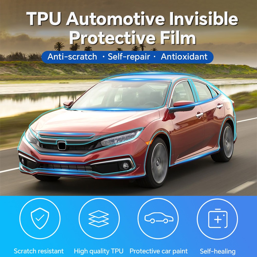 Full Car For Honda Civic Sedan 2019-2021 PreCut Paint Protection Film PPF TPU