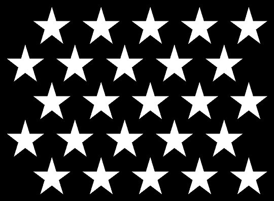 Polka Dot Stars Vinyl Decals Waterproof Outdoor Multiple Colors and Sizes