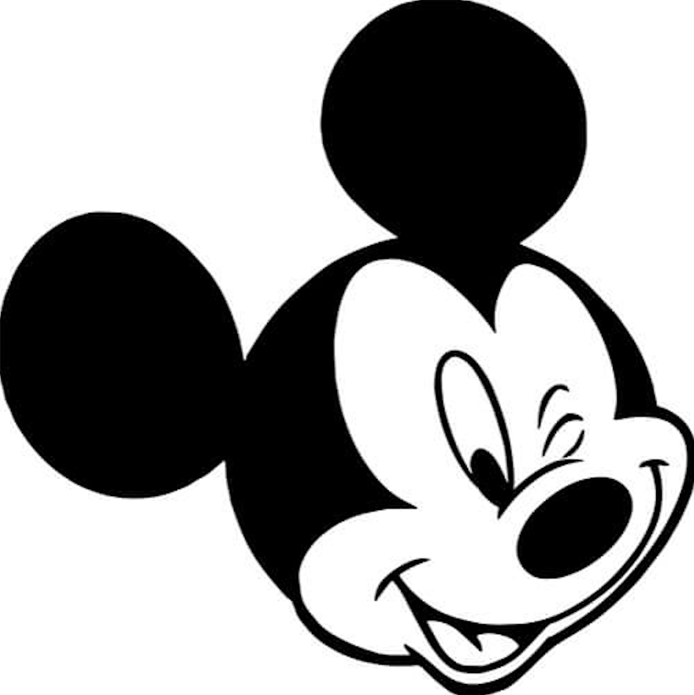 Mickey Mouse Disney Vinyl Decal Sticker Logo Ears Shape truck Car Window-