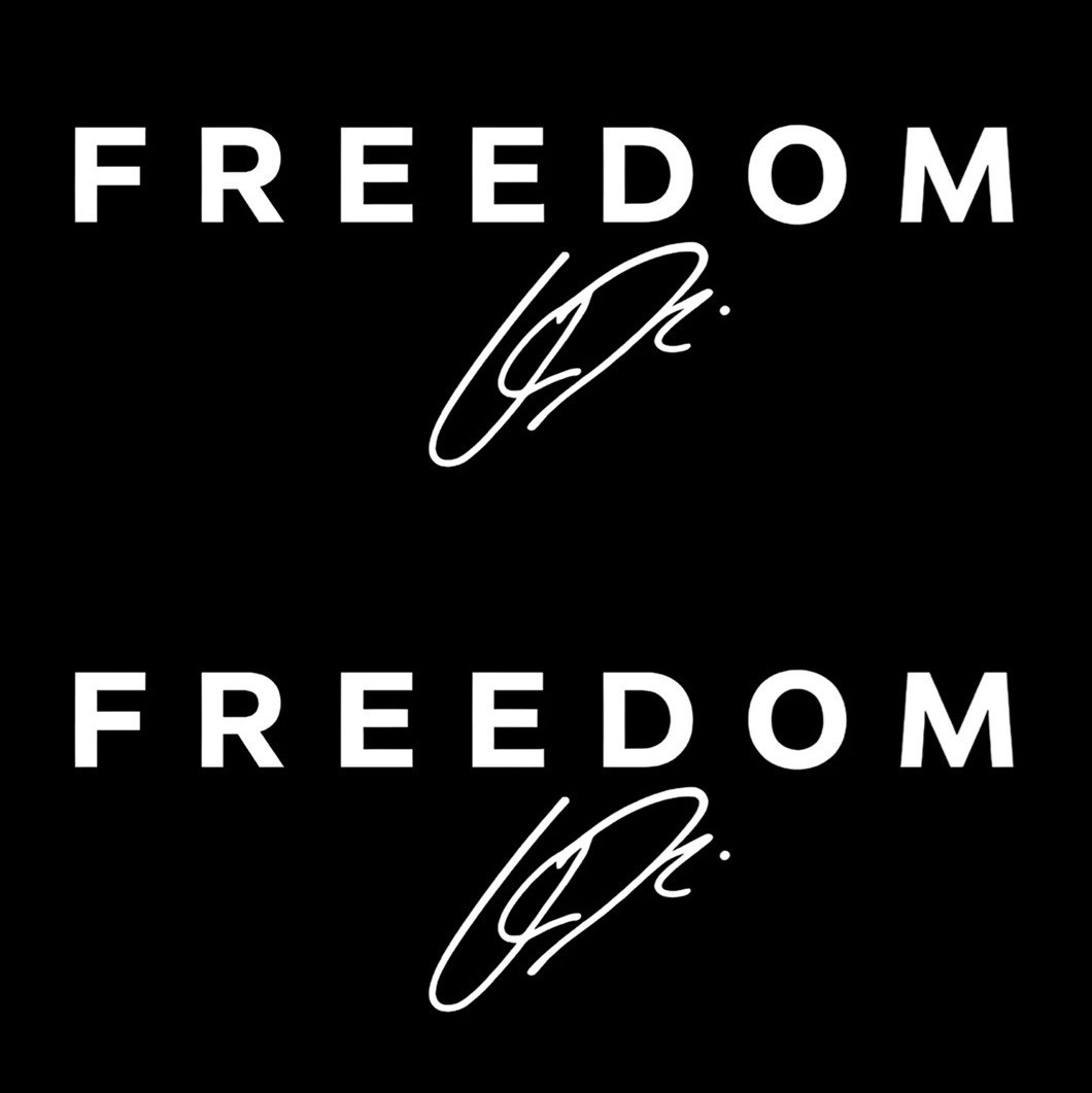 Freedom Decal Charlie Kirk True American Hero Patriotism Die Cut Vinyl Sticker