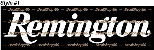 Remington Firearms – Hunting/Outdoor Sports – Vinyl Die-Cut Peel N' Stick Decals