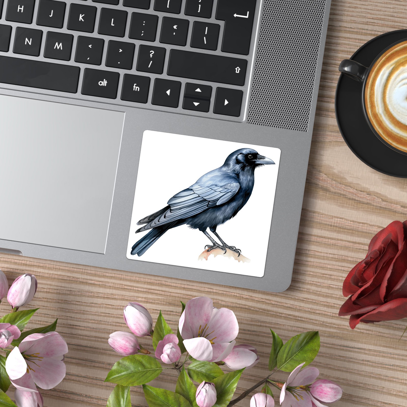 Raven Crow Grackle – Vinyl Decal Sticker – Car Window Laptop – ebn9726