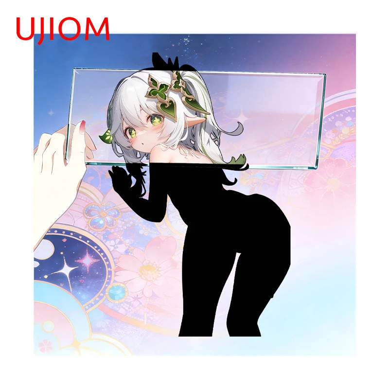 UJIOM Nahida Wall Sticker Storage Flask Bathroom Funny PVC Decal Computer Host