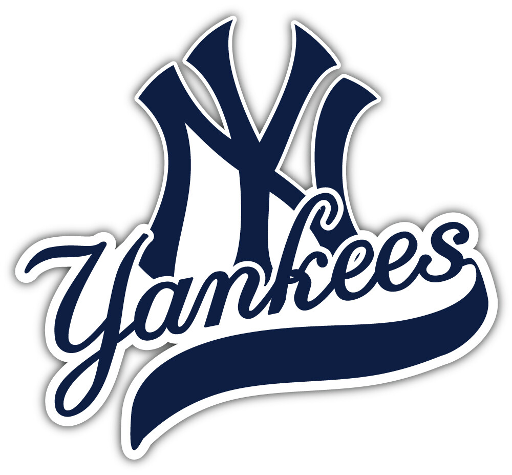 New York Yankees MLB Baseball Sport Logo Car Bumper Sticker Decal "SIZES"