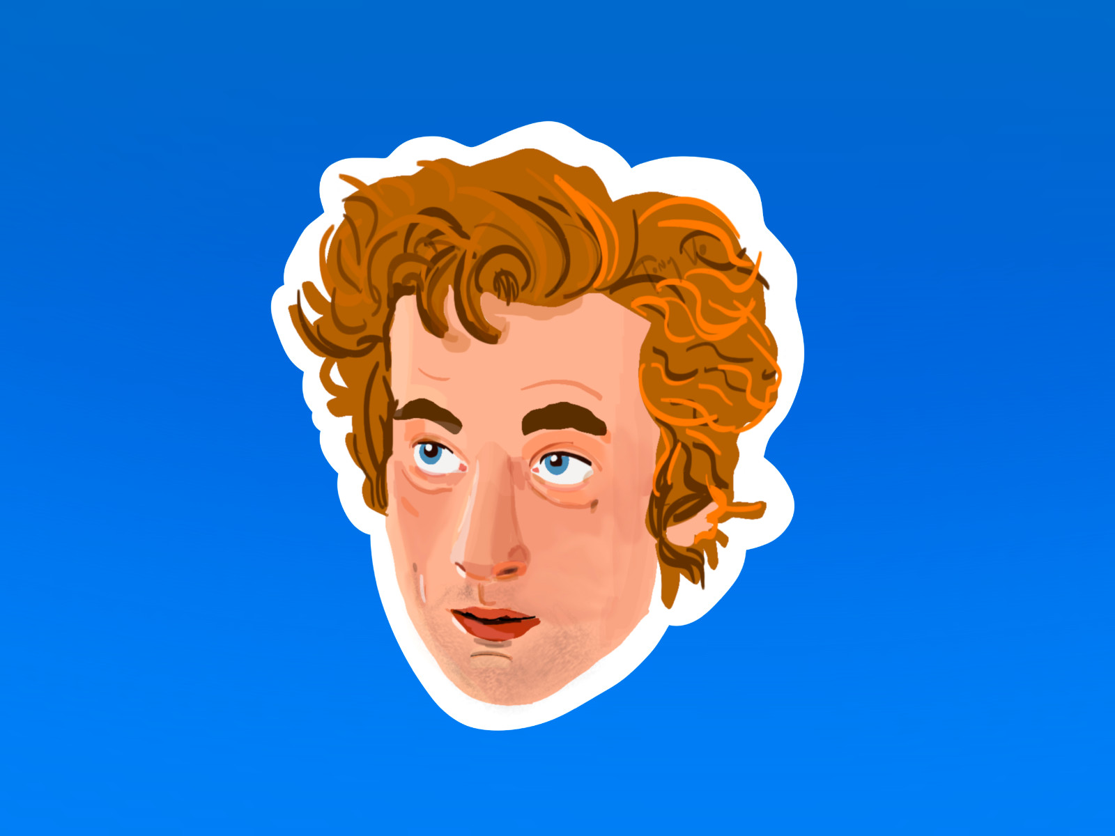 The Bear TV Show Carmy Sydney Tina Marcus Richie Fak I love you dude Sticker