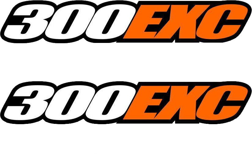 Swingarm Decal KTM 300EXC graphics kit Tank Pair