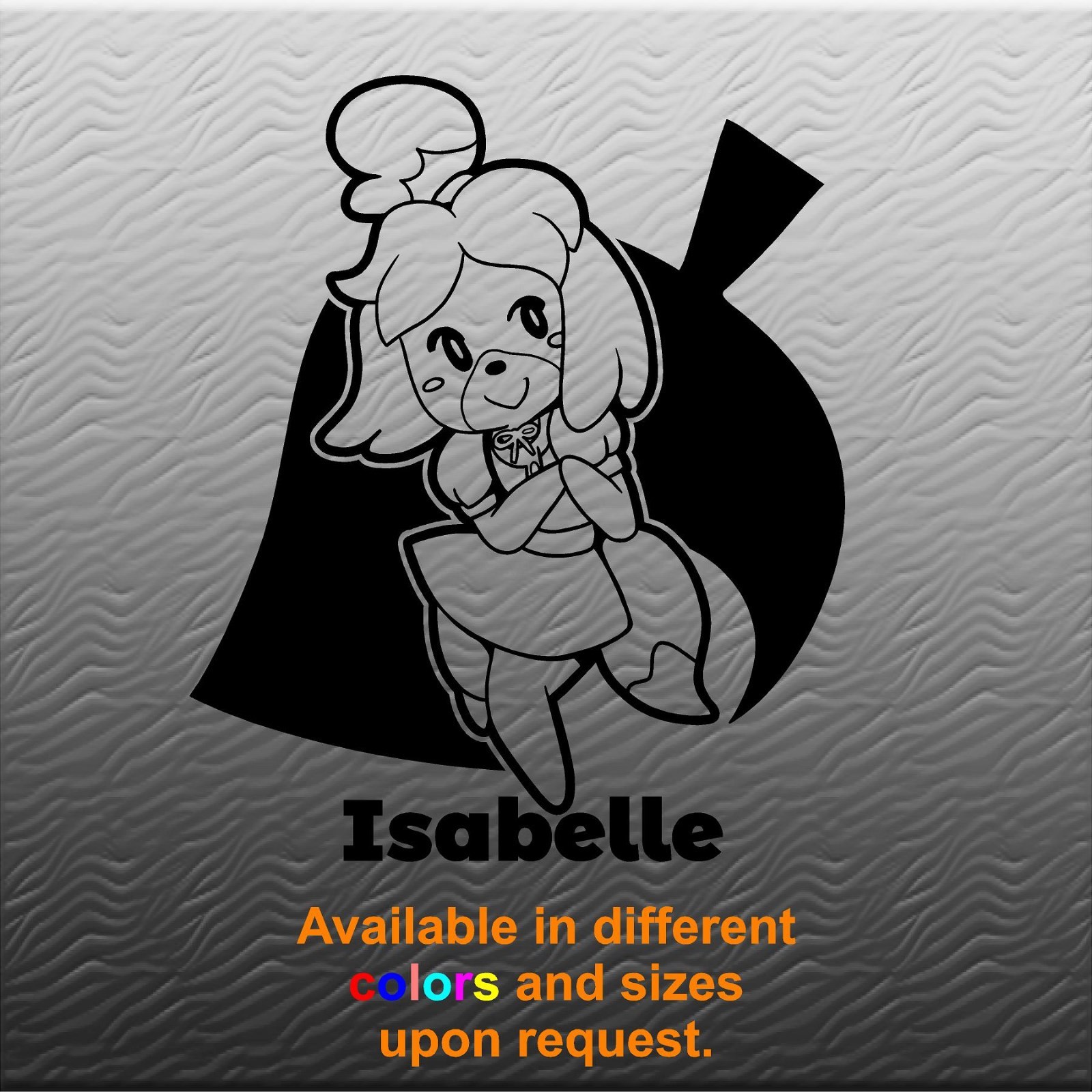 Animal Crossing / Smash – Isabelle | Vinyl Decal, Sticker, Wall Art, Car, Window
