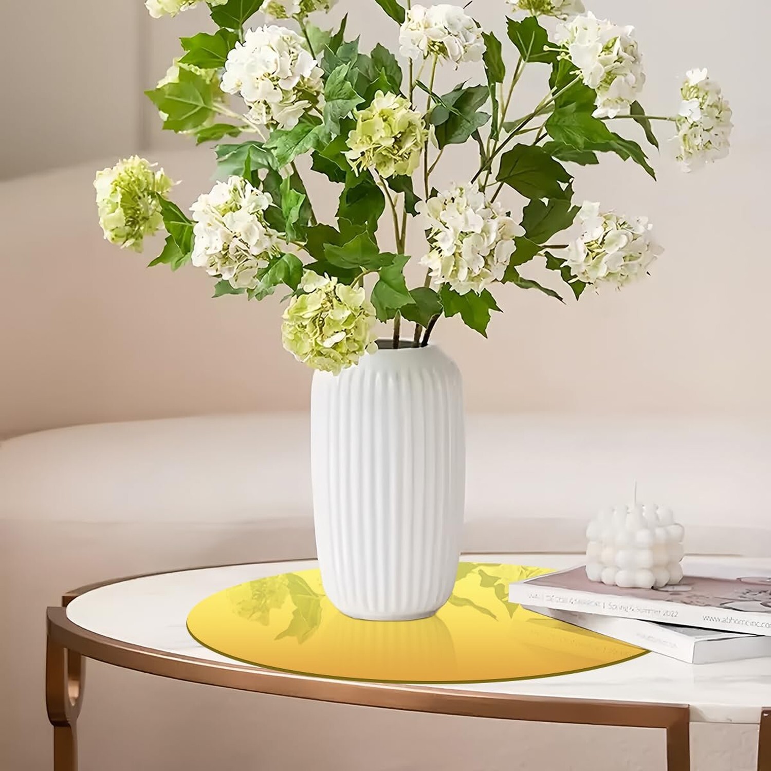 14 Pcs Acrylic Round Mirror for Tables Centerpieces, 12 inch Circle Mirror Ti…