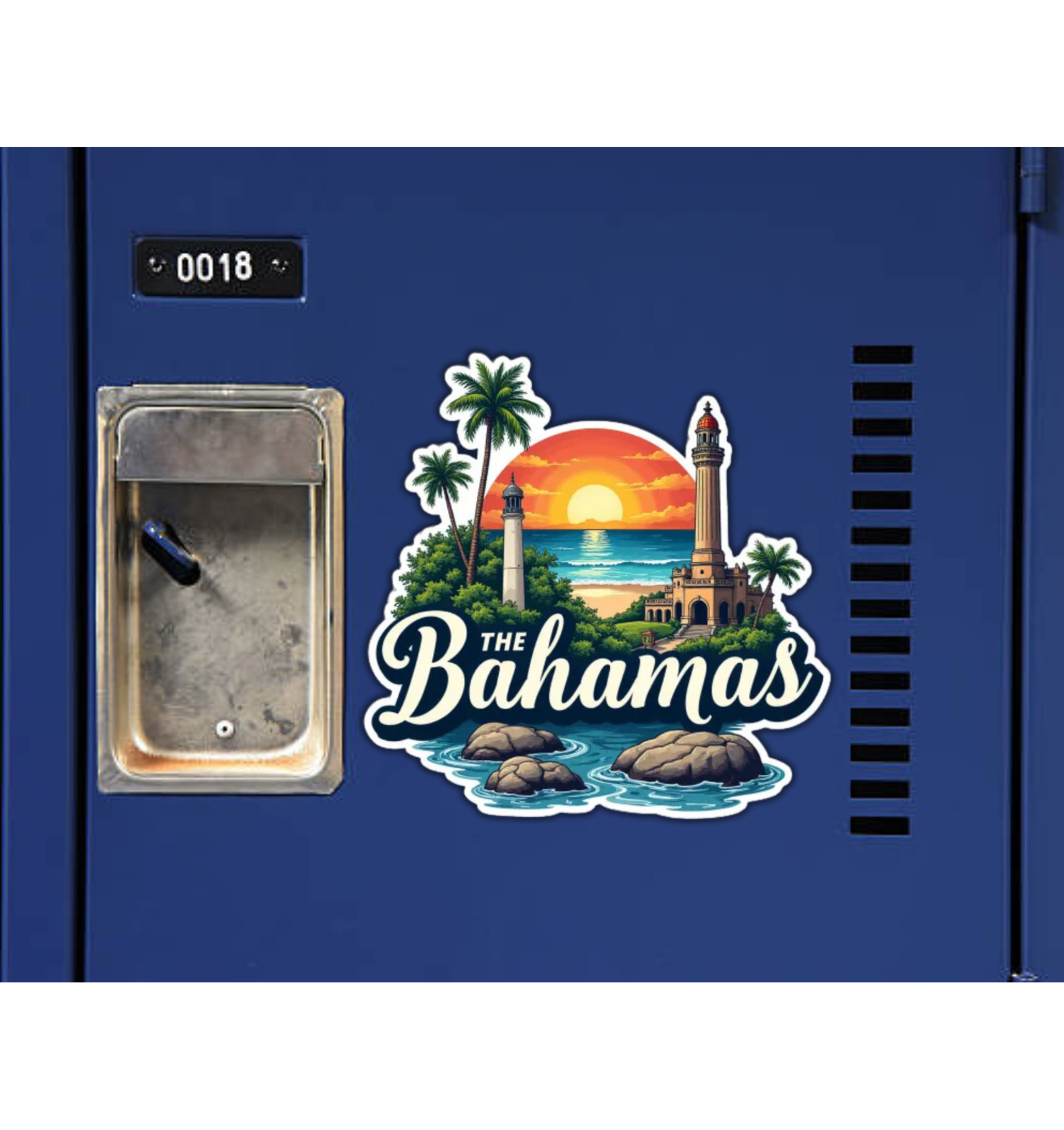The Bahamas Fridge Magnet or Laptop Sticker