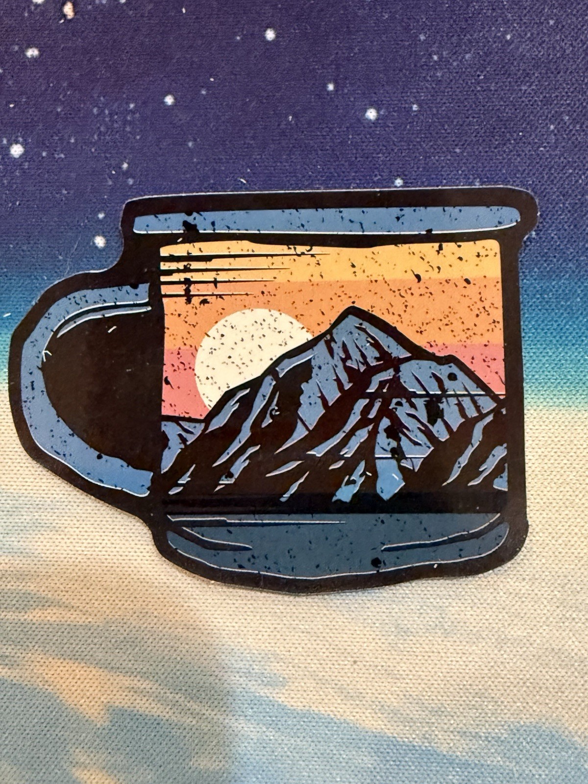 Outdoors Hiking Camping Adventure Nature Mountain Forest Trail Sticker Decal