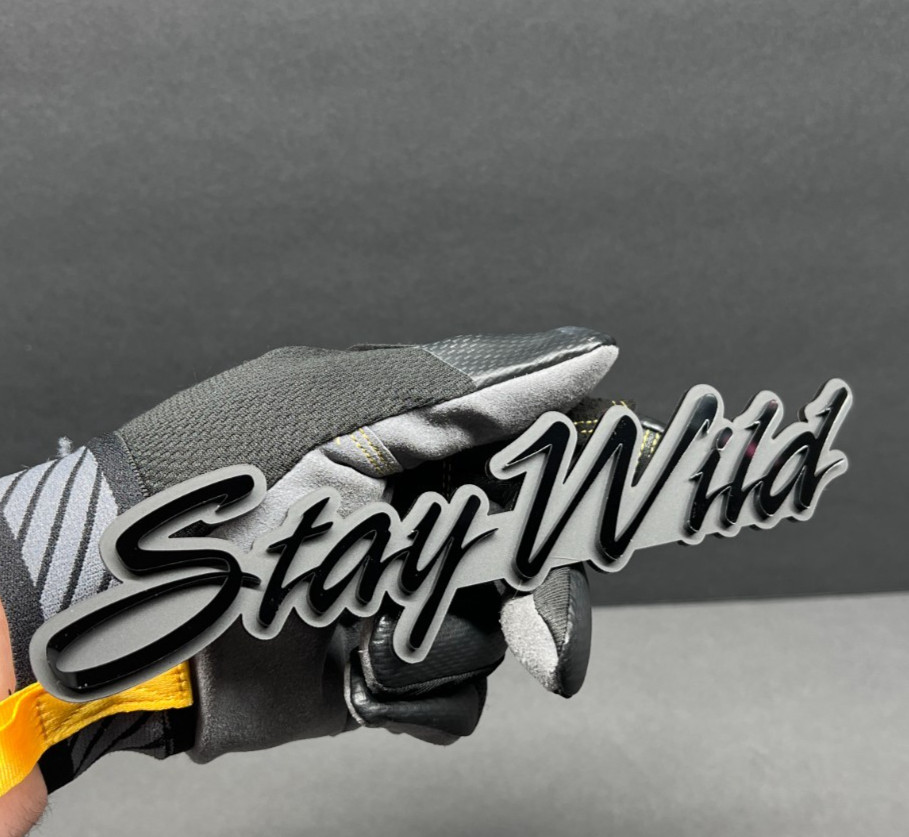 Custom Lazer Cut MULTI COLOR Car Acrylic Emblem Badge Customized Text Names LOGO