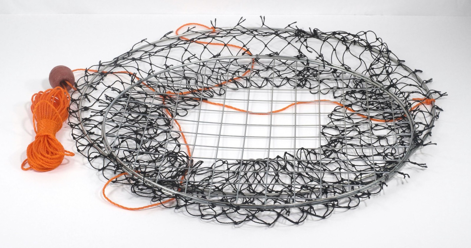 Crab Trap Hoop Net 2 Ring Trap for Pier Dock Jetty Dungeness Rock Blue Crabs …