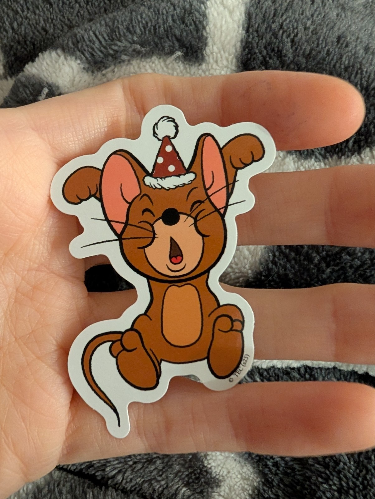 Tom and Jerry, vintage cartoon, sticker