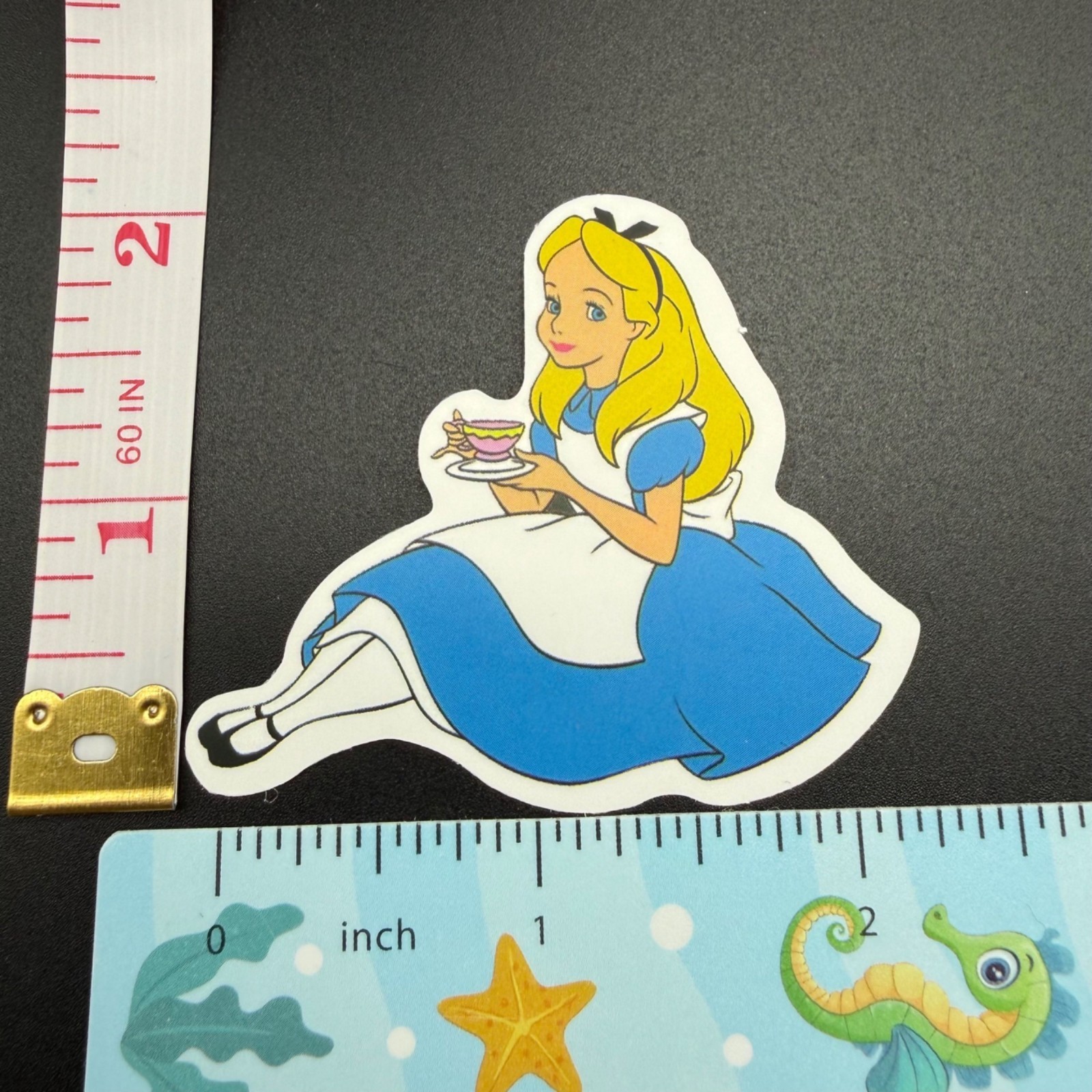 4 Stickers Disney Alice in Wonderland Vinyl Decal Laptop Phone Skateboard Bottle