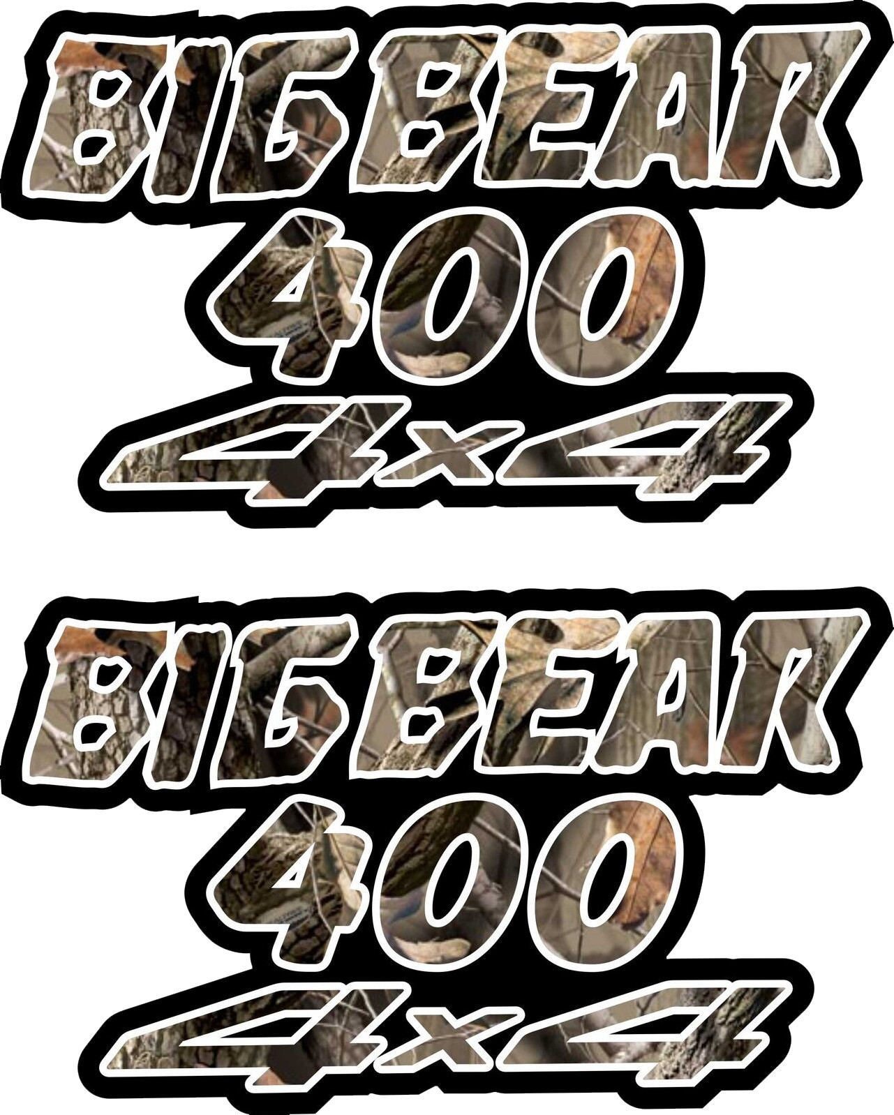 Big Bear 400 4×4 Camo Gas Tank Graphics Sticker Decal