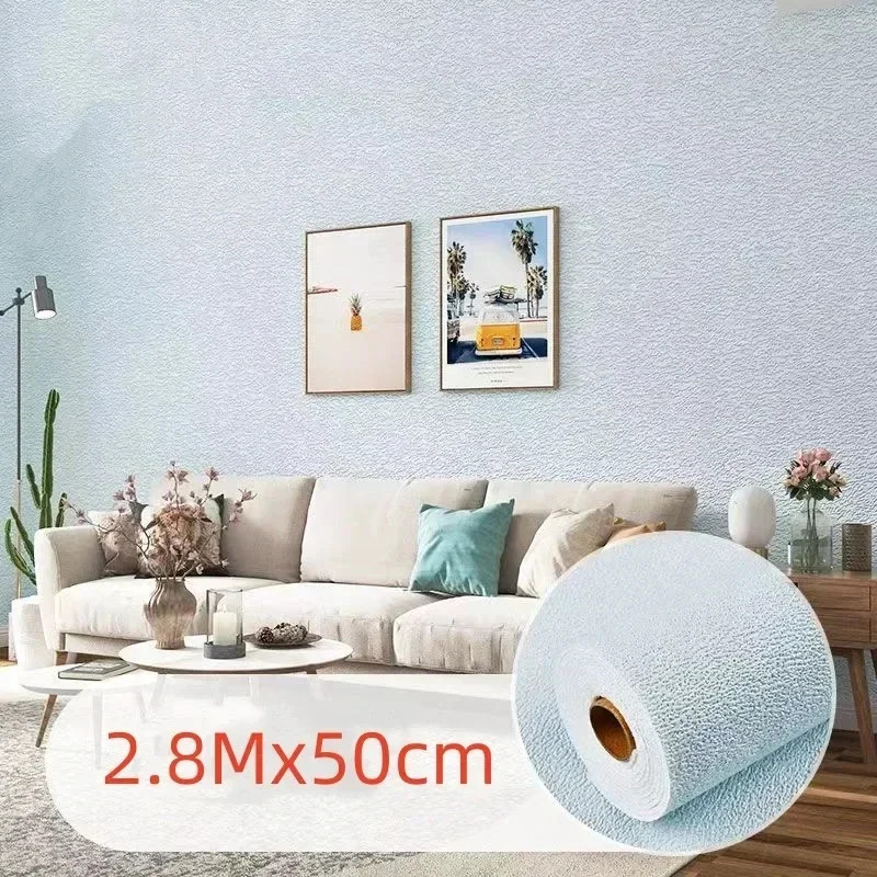 3D Anti-Collision Soft Wall Sticker Sponge Self-Adhesive Wallpaper Wall Sticker