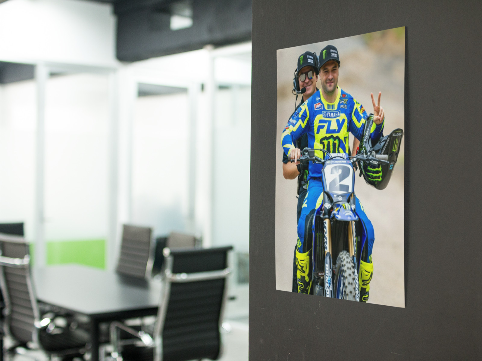 Motocross Southwick Racing Dirt Bike Wall Vinyl Decal Poster Print Removable