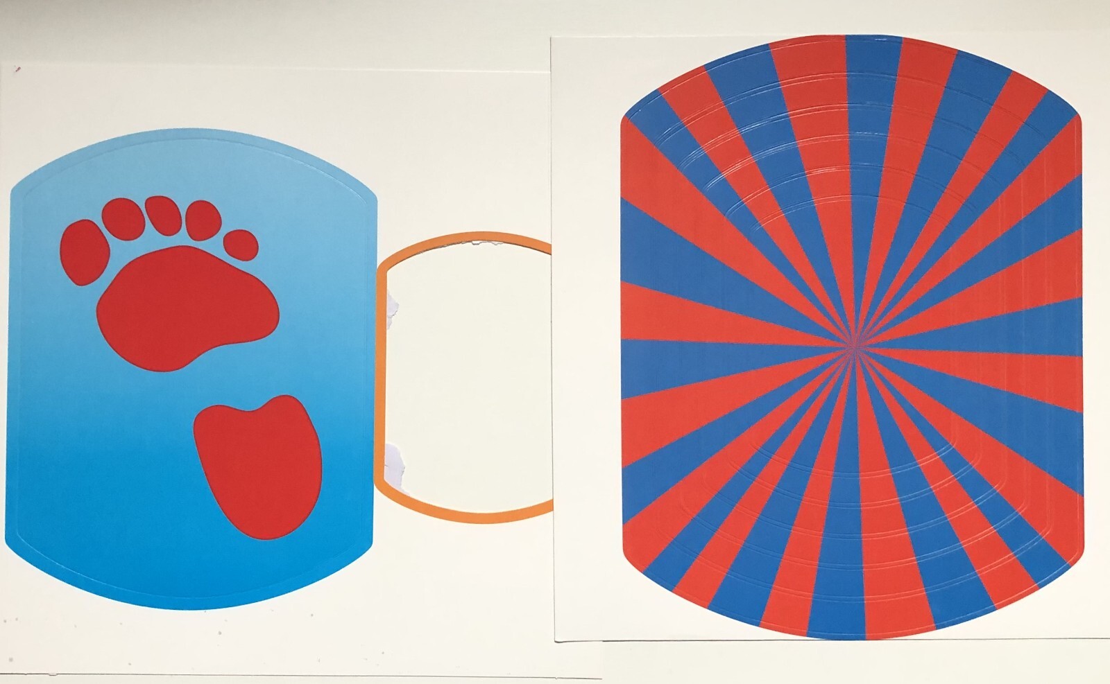 HIH Hip In A Hurry Style, Fun Velocity Die-Cut Wall Décor For Kids Three Packs