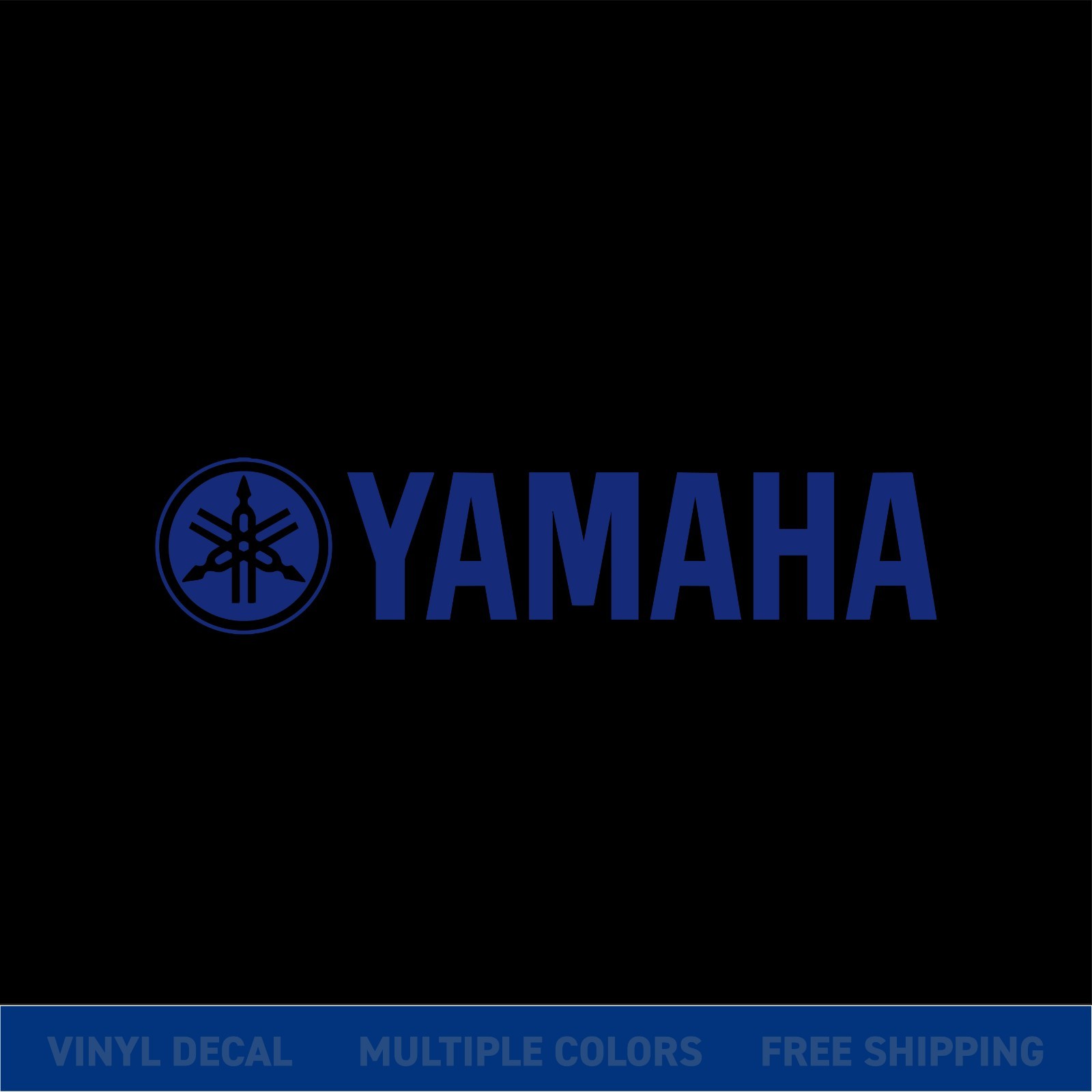 Yamaha Logo Vinyl Decal Sticker | Motorcycle Car Window Bike Graphic | xColors