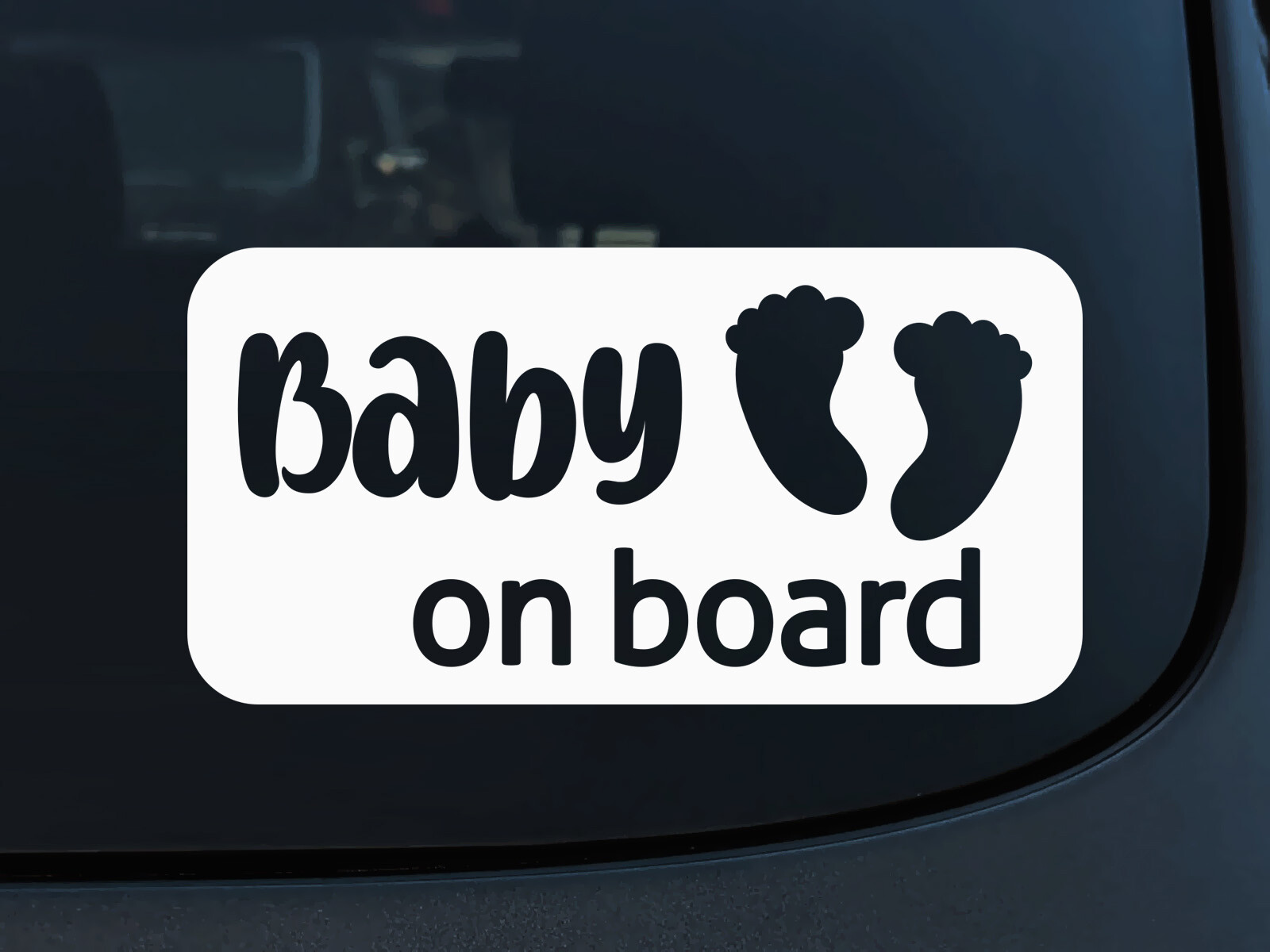 EMPIRE DESIGN Baby on Board Car Sticker Tiny Human Child Vinyl Decal
