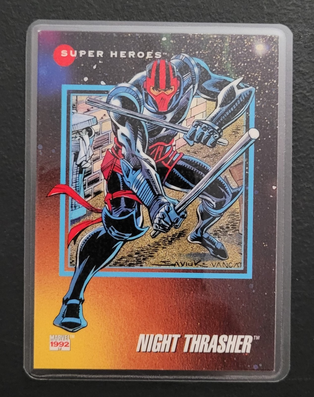 Impel Marvel Universe Superheroes Fridge/Locker/Cabinet Laminated Magnet 1990's