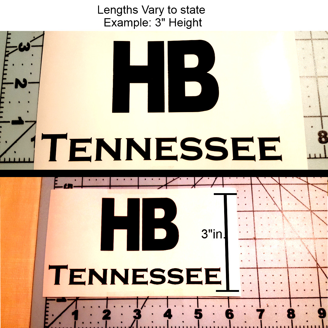 HB and your State – HOLLER BOYS Creek Squad Vinyl Decal Sticker Truck