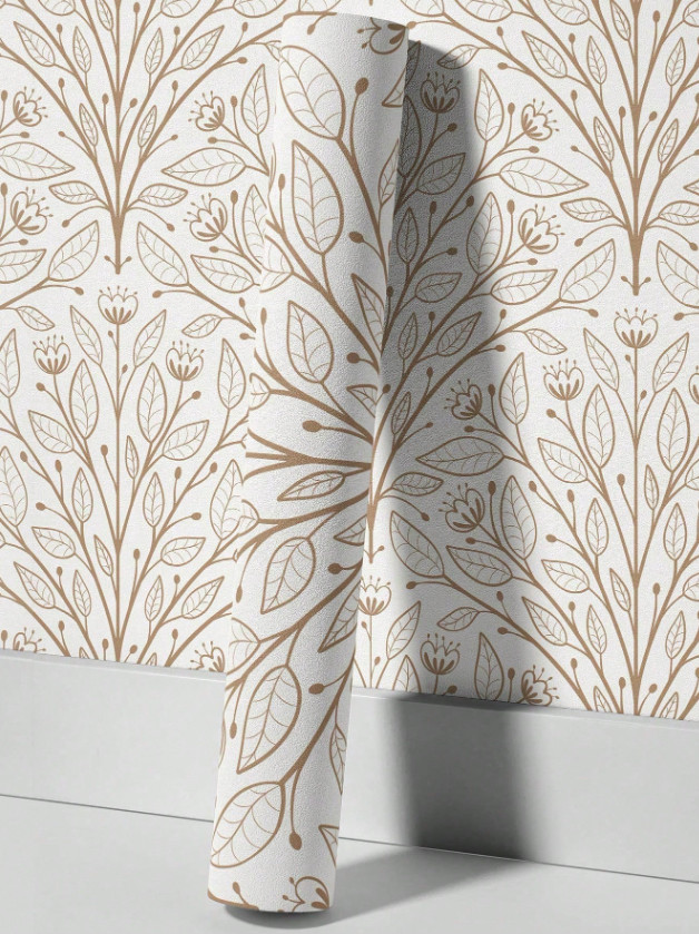 Peel Stick Wallpaper Leaves Waterproof Removable Wall Decal Art Home Decor 17.7x