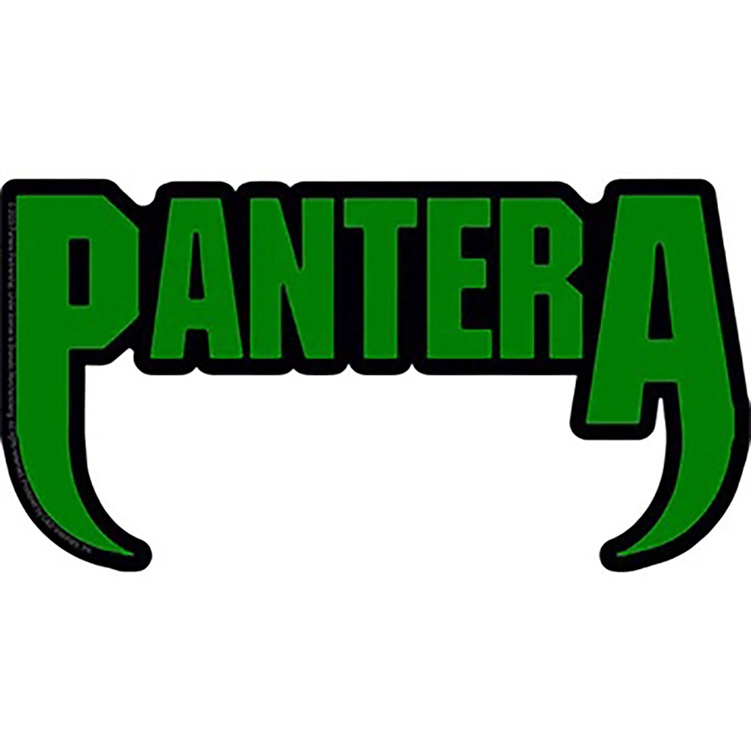 Sticker Pantera Green Fang 6×3 C&D Vinyl Decal Stickers