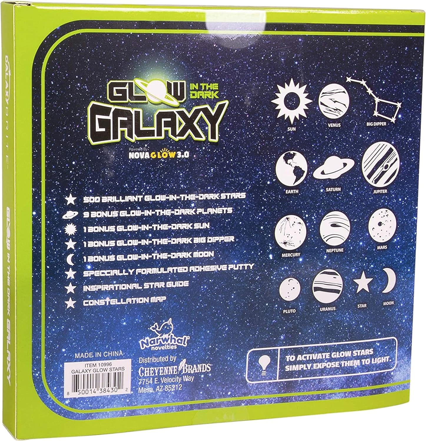 Glow in the Dark Stars for Ceiling, 500-Count, Largest Ceiling Glow Stars