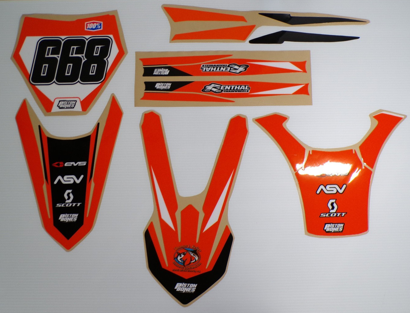 2025 KTM 50 GRAPHICS KIT STICKERS MOTORCROSS THICK USA MADE THICK