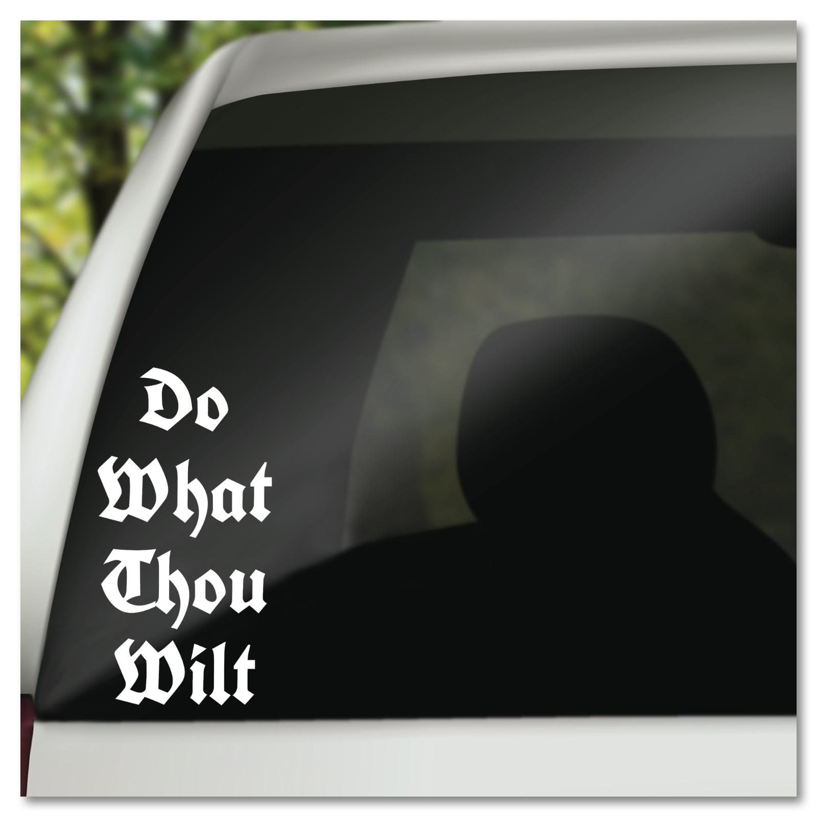 6" Do What Thou Wilt Aleister Crowley Magick Occult Vinyl Decal Sticker