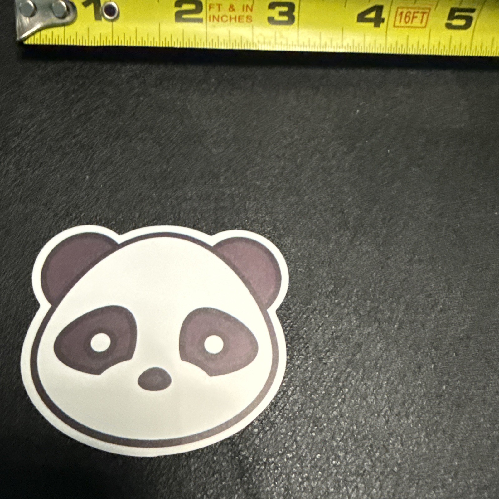 B/W Panda Chibi-Style Anime “Kawaii” Cute Little Panda Sticker/ Decal
