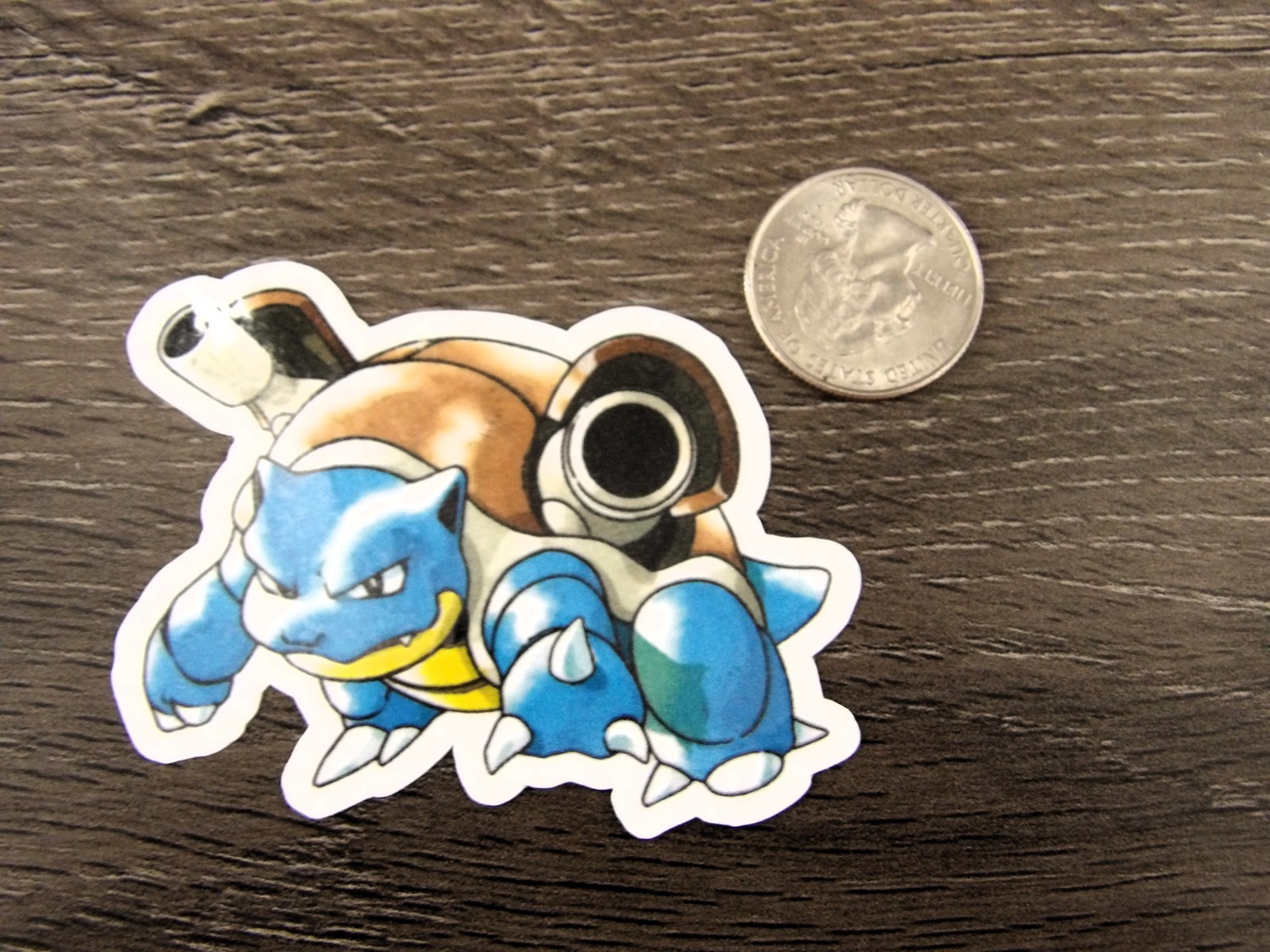 Gen 1 & 3 Squirtle, Wartortle, Blastoise Stickers, Lot of 9 Vinyl, Waterproof