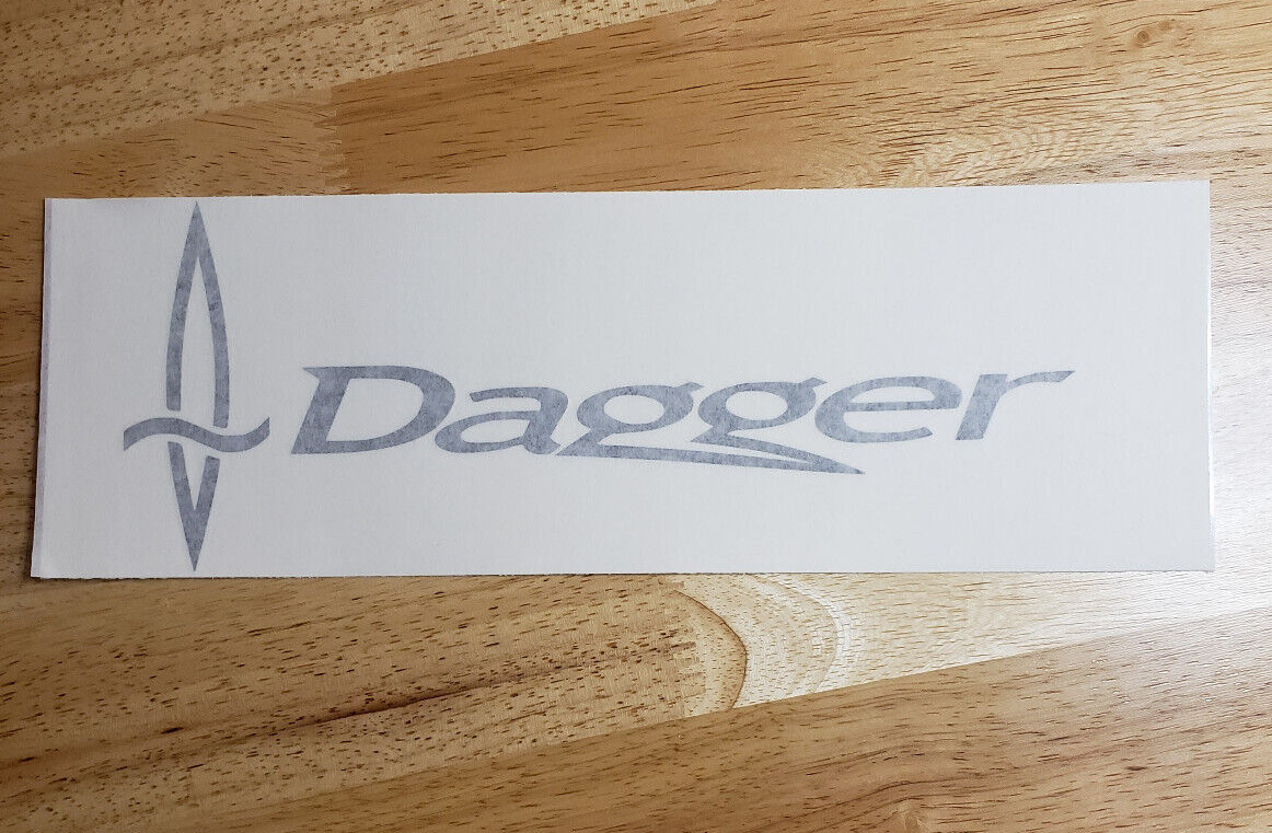 Dagger Kayak Canoe Decals Stickers Gloss BLACK 9" (2) FAST USA
