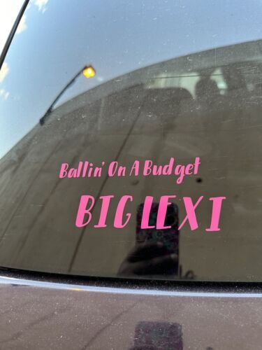 Custom Personalized Decal Sticker Car Window JDM Windshield customized name