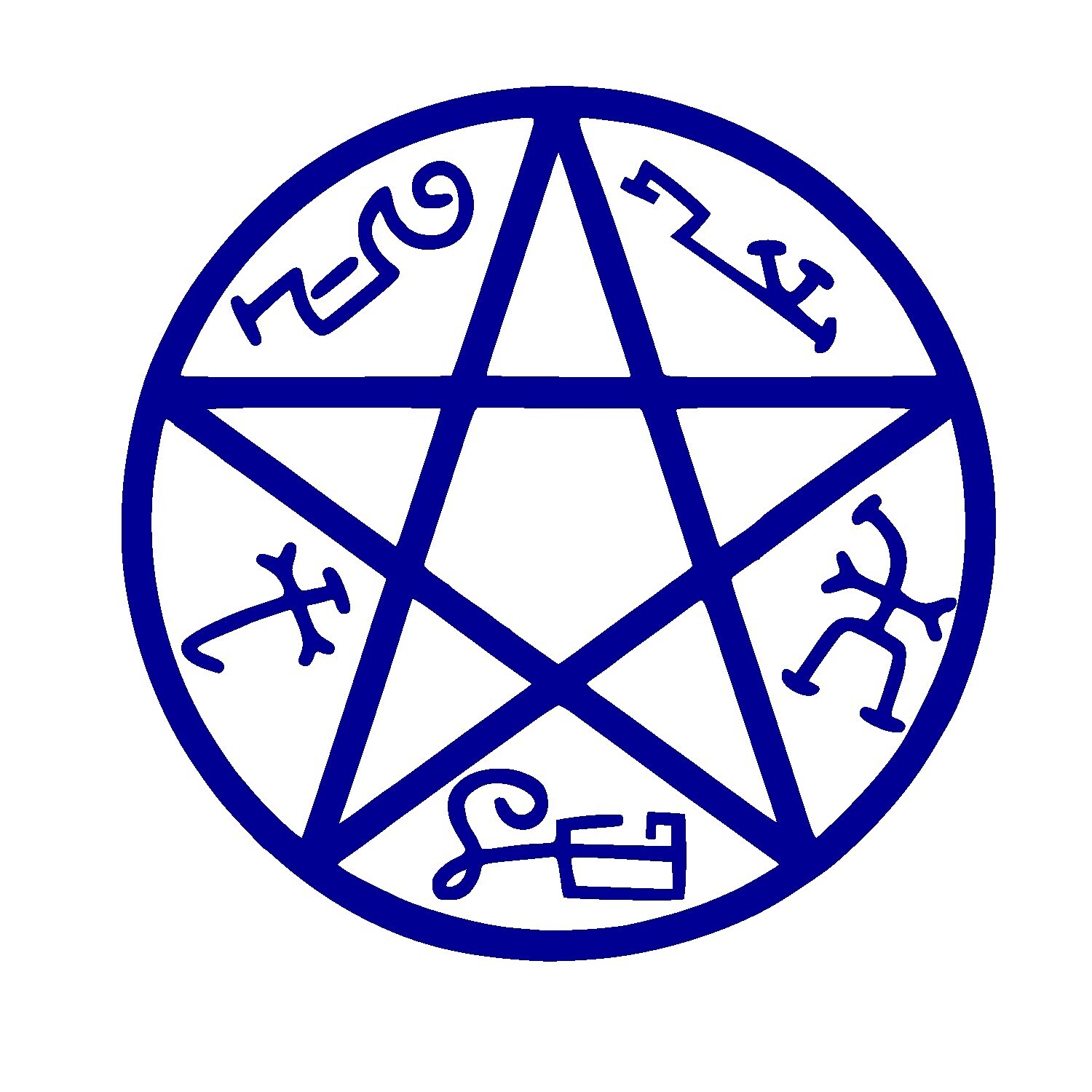 Demon Trap Symbol Vinyl Decal, Supernatural Image