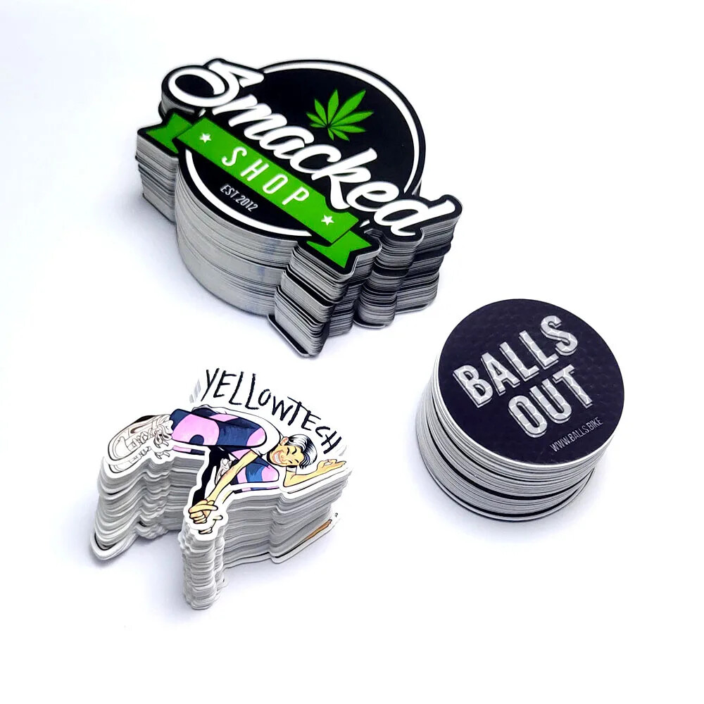 50 Custom Stickers Personalized Logo Name Label Vinyl Die Cut Car Laptop Sticker