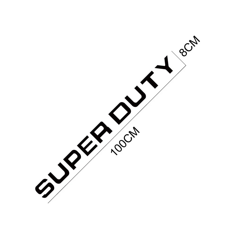 Aftermarket Front Windshield Logo Decal for Ford Super Duty F-250 / F-350 | Viny