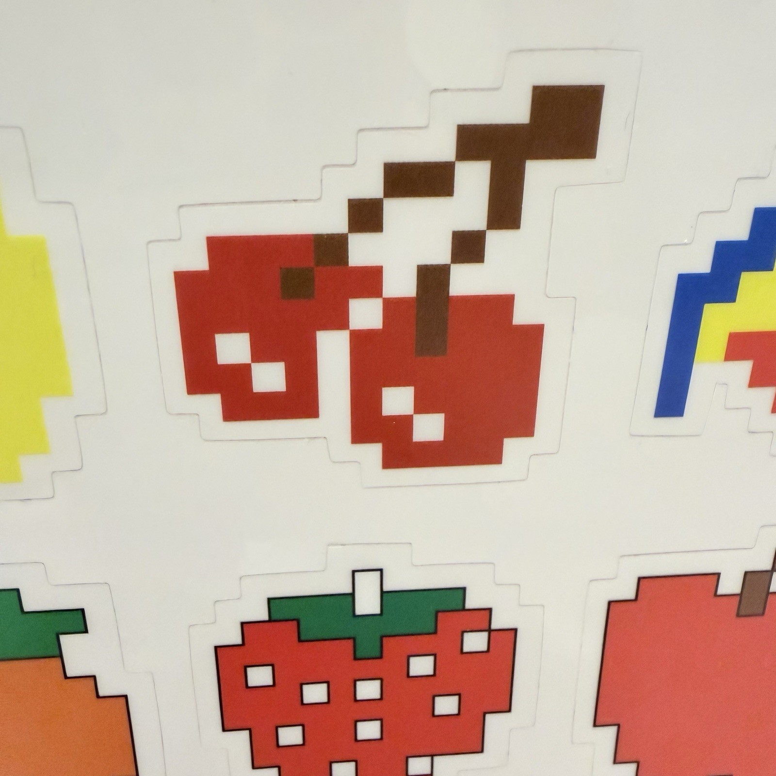 Vintage Pac man Stickers Arcade Pixel Assorted Sticker Video Games Pacman Retro