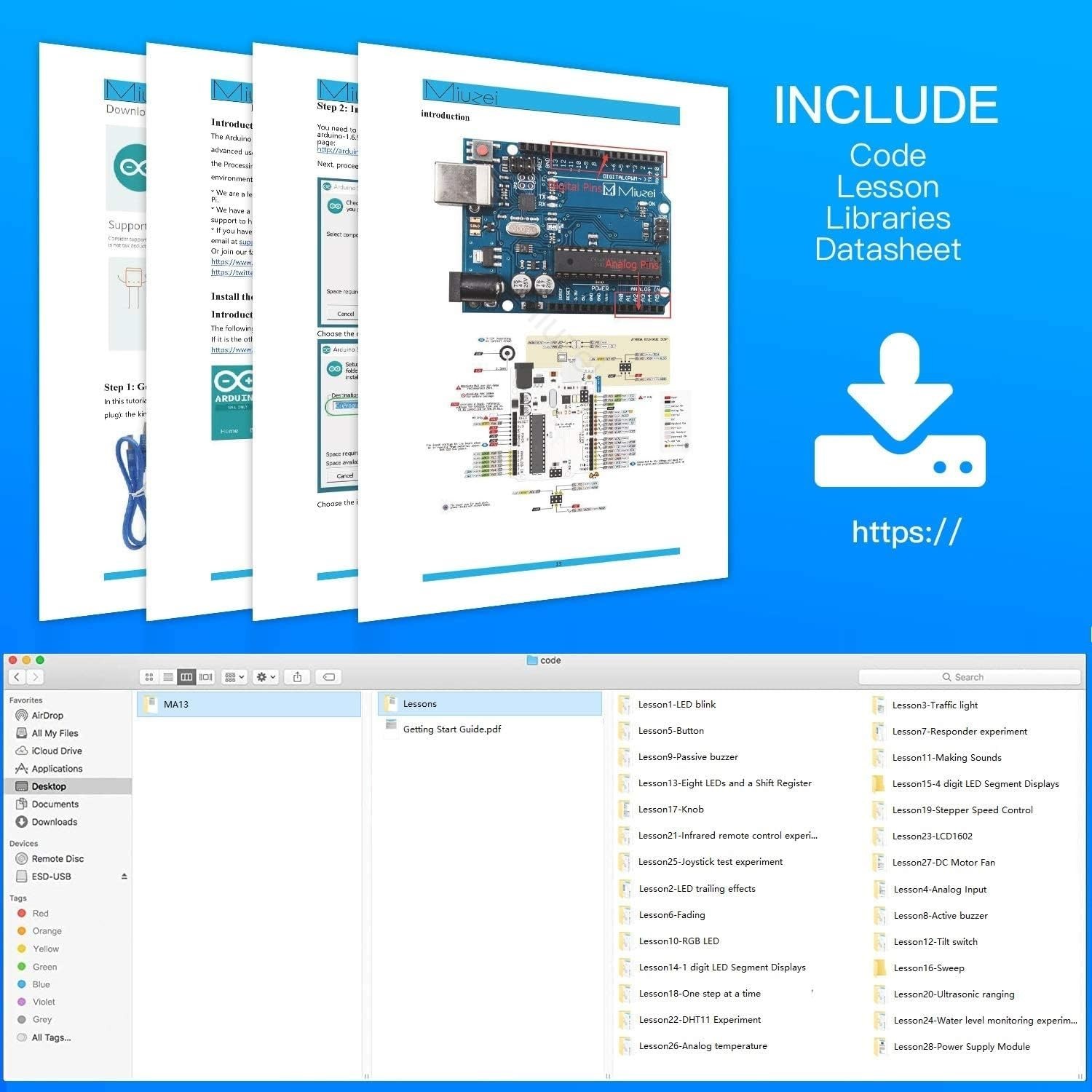 Complete Arduino Starter Kit: Microcontroller, Modules & Tutorials for Beginners