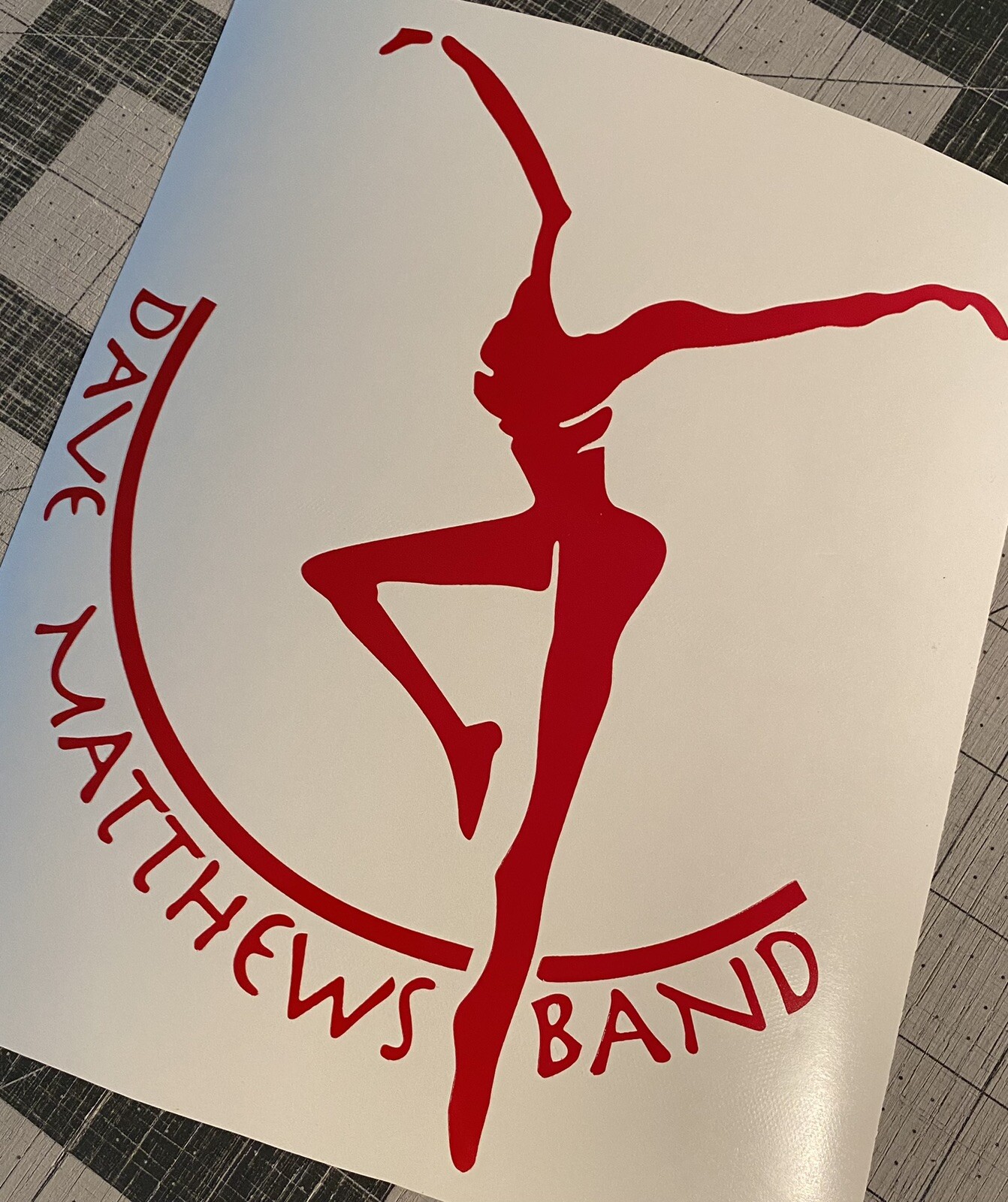 Vinyl Decal for Window – Fire Dancer (Dave Matthews Band)