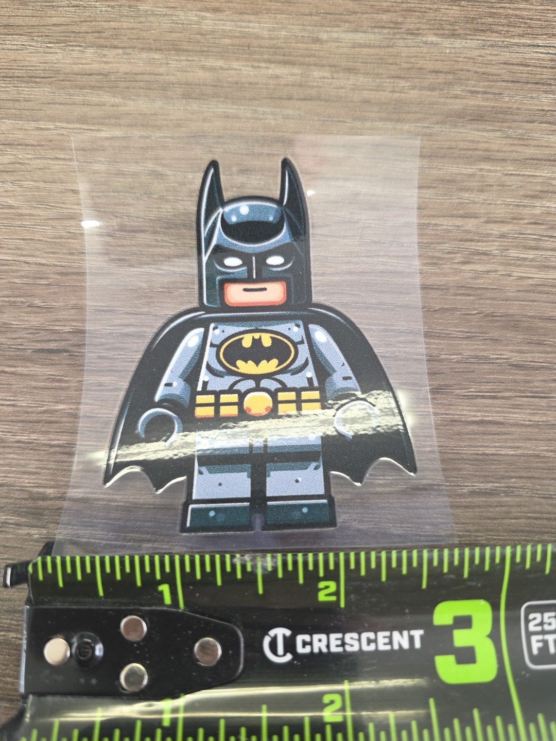 Lego Batman Figurine UVDTF Decal Made In USA Waterproof