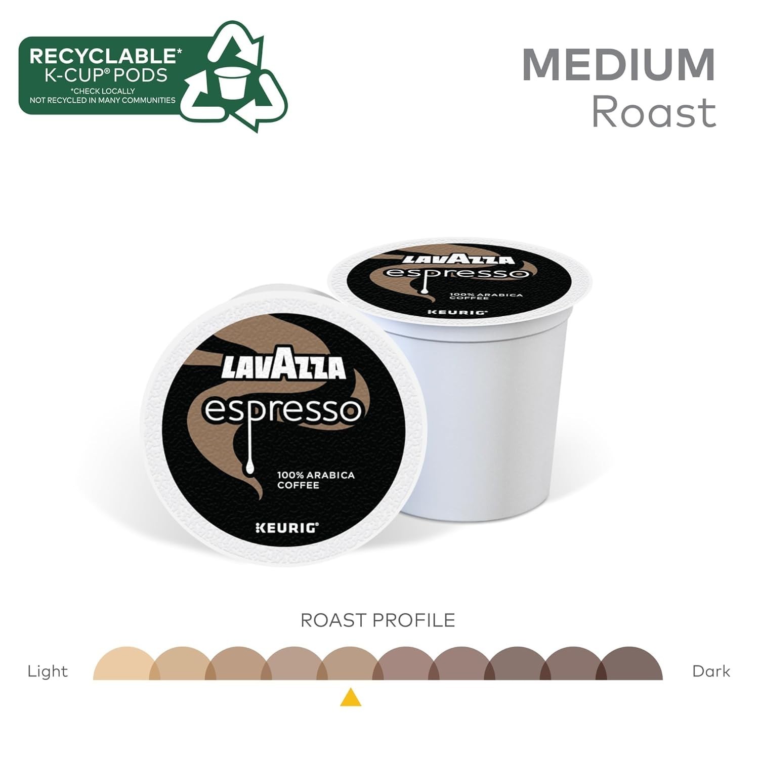 Espresso, Single-Serve Keurig K-Cup Pods, Medium Roast Coffee, 60-Count