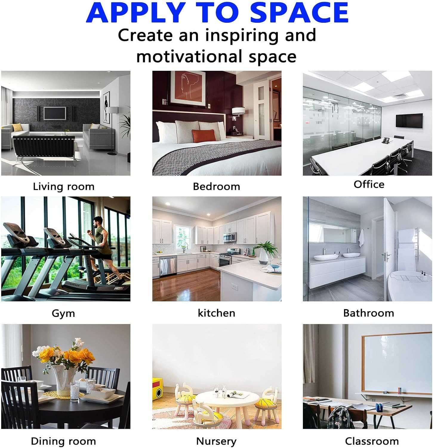 Wall Decals for Bedroom, Wall Stickers for Bedroom, (Easy to Apply), Vinyl Wall