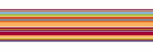 Brewster WPS90253 Wall Pops Ribbon Candy Red Stripe, Single Strip