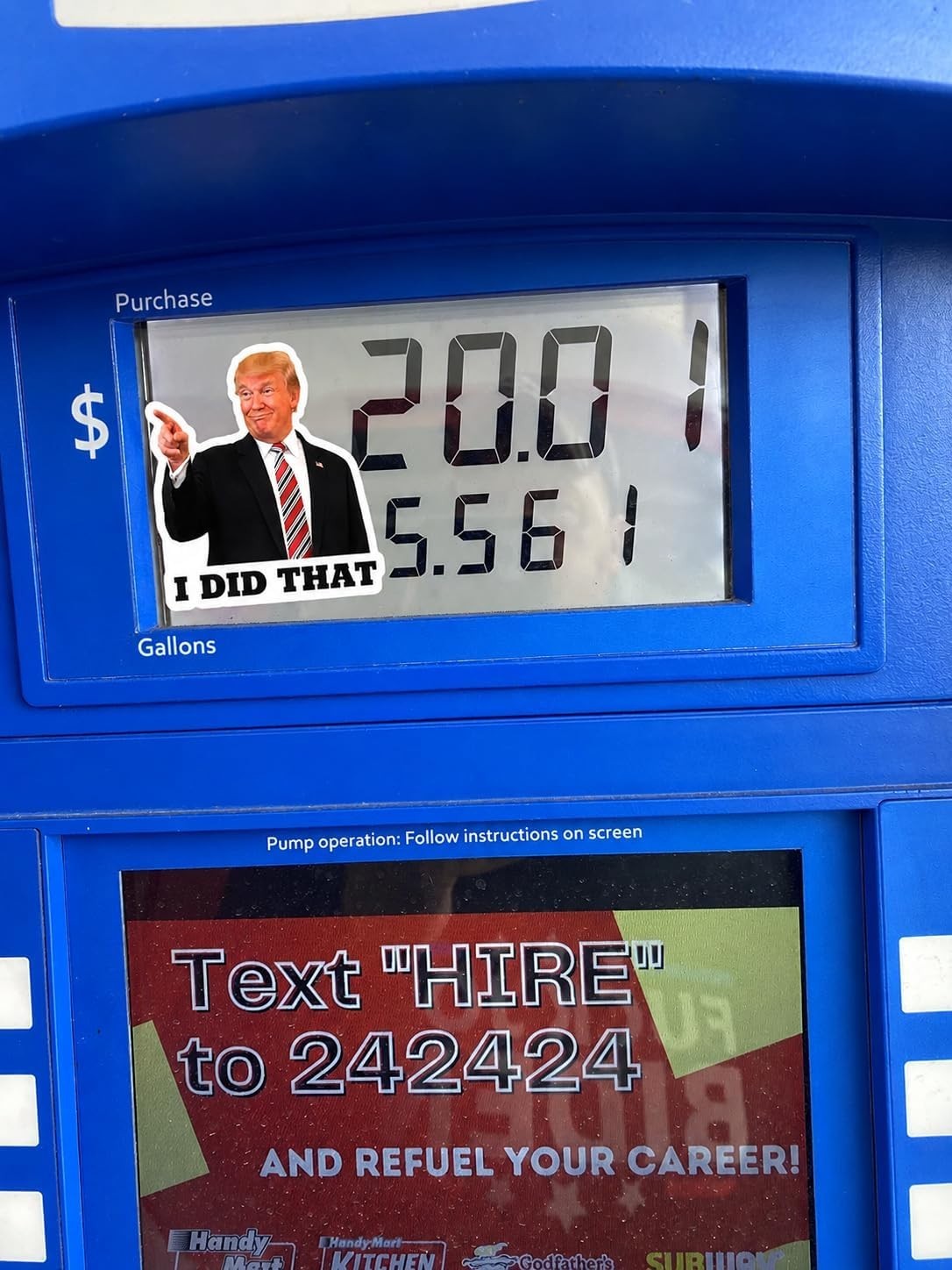 I Did that Trump Stickers, 100 Pcs Trump I Did that Stickers, Funny I Did that !