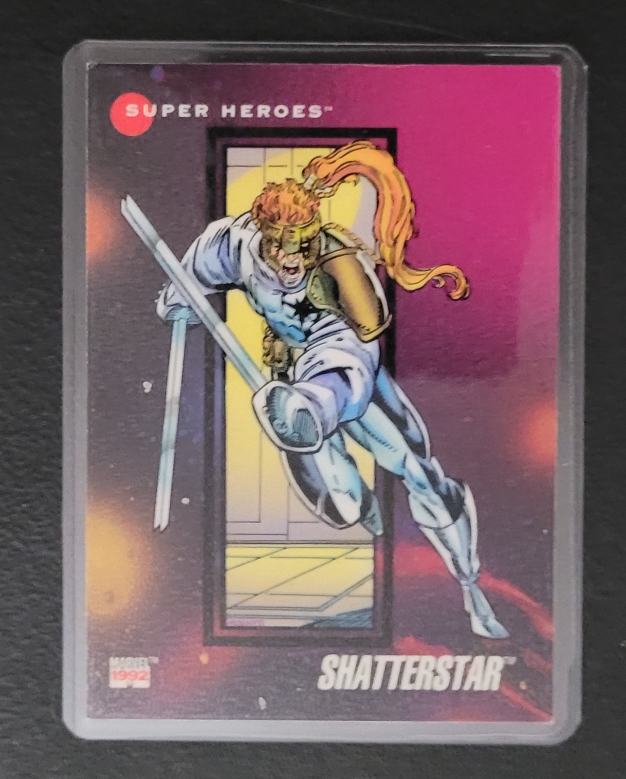 Impel Marvel Universe Superheroes Fridge/Locker/Cabinet Laminated Magnet 1990's