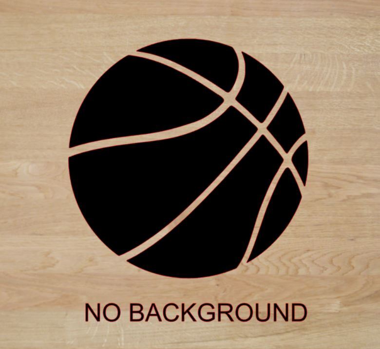 Basketball Sticker Vinyl Decal PICK SIZE COLOR Sports Ball Car Window Bumper SUV