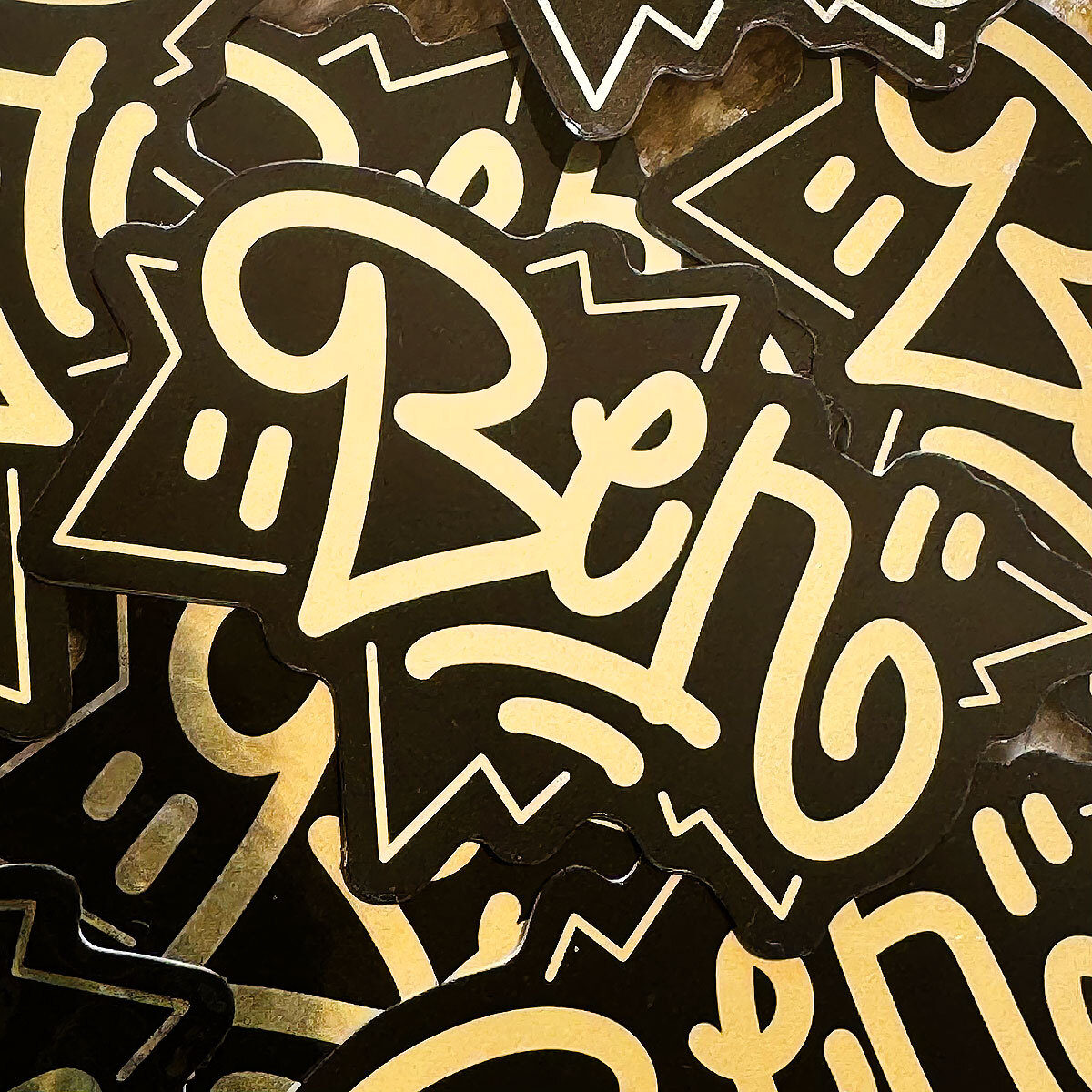 Name Sticker Pack : BEN | for school or Office | Graffiti | Calligraphy